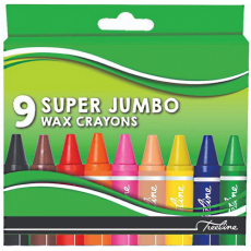 Treeline Super Jumbo Wax Crayons 9's